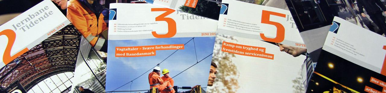 Fagbladet Jernbane Tidende er Dansk Jernbaneforbunds fagblad